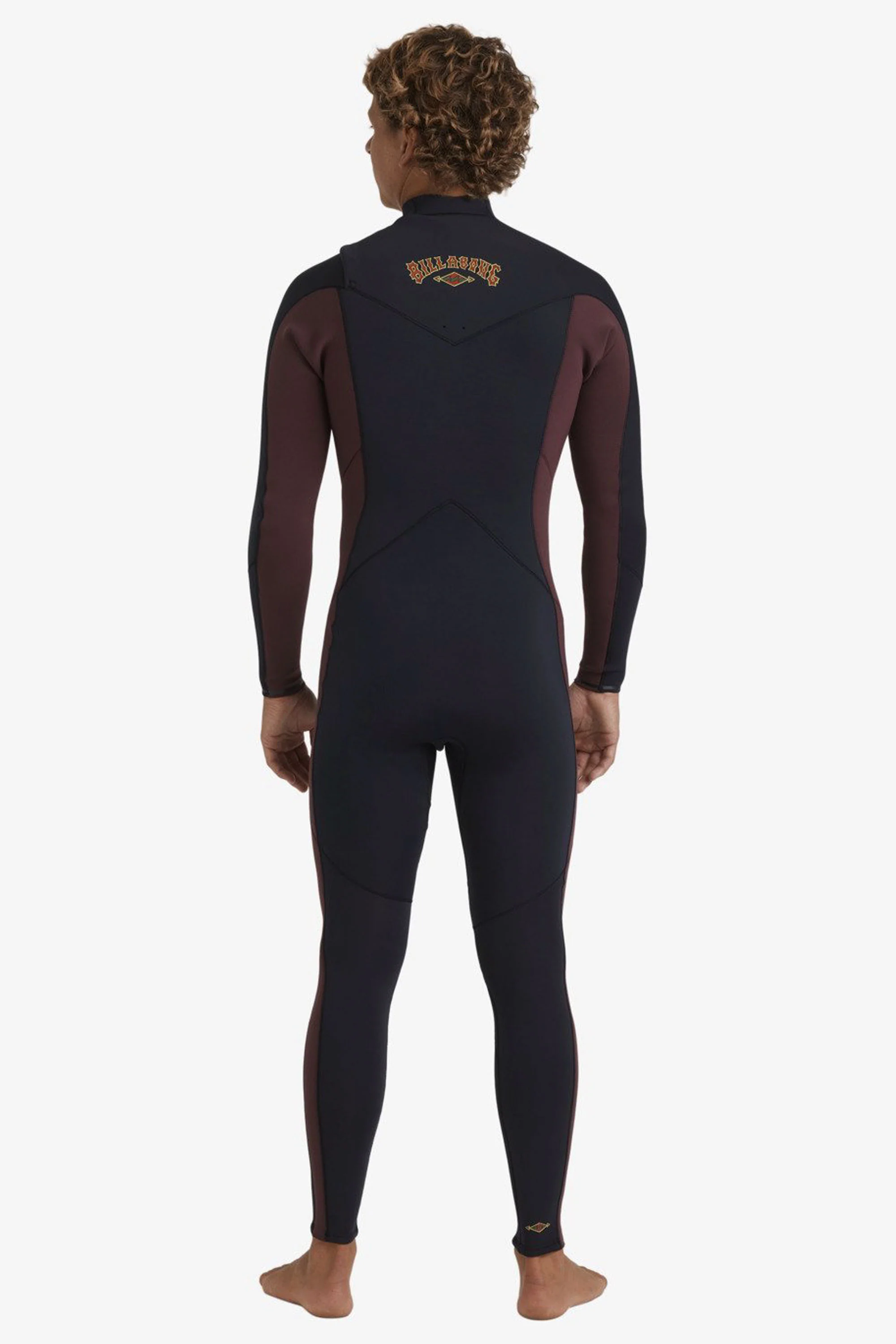 BILLABONG - ABSOLUTE NATURAL - 5/4mm - Chest zip - WINE - MAN - Image 2