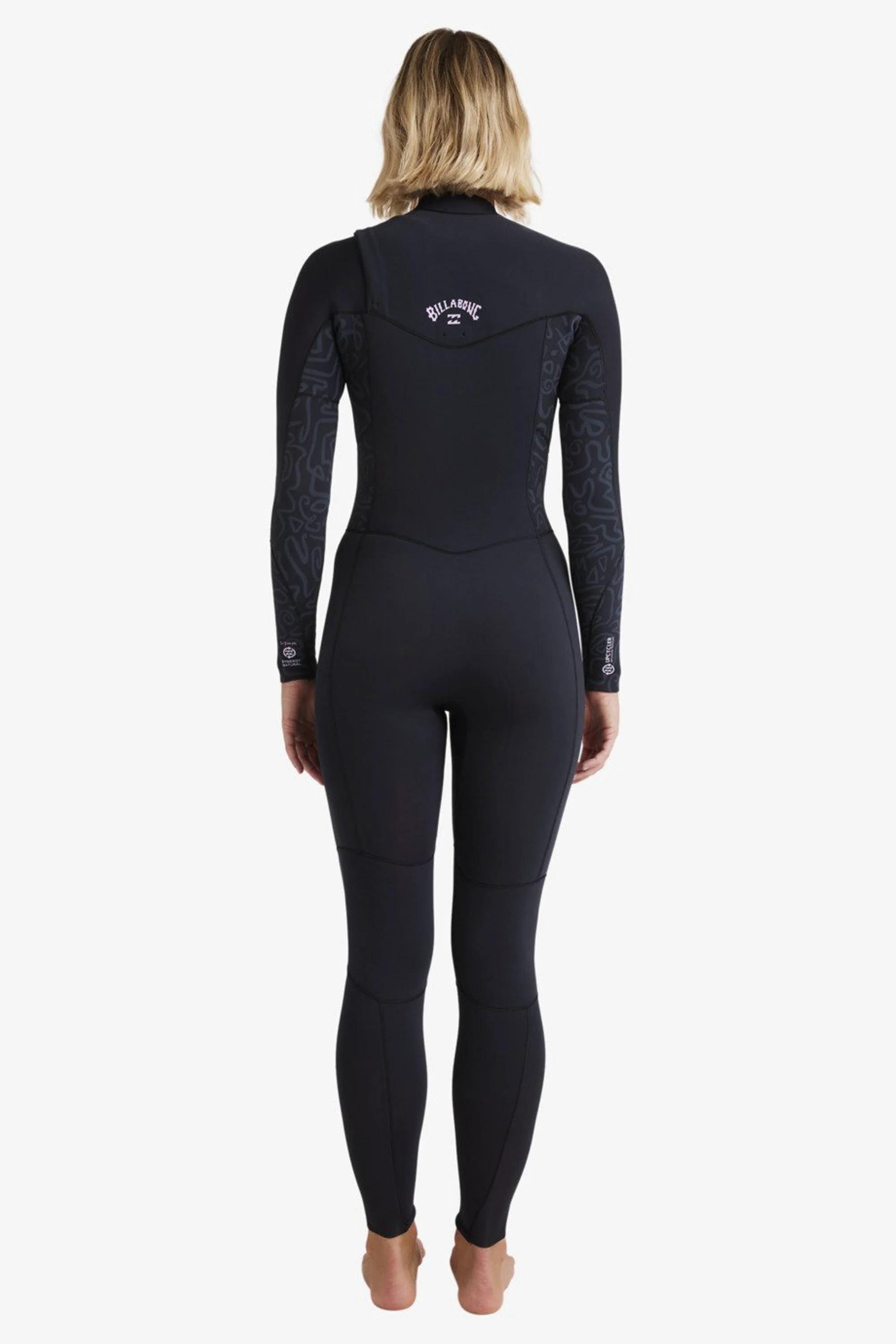 BILLABONG - SYNERGY NATURAL - 4/3MM - Chest zip - BLACK FADE - WOMAN - Image 2