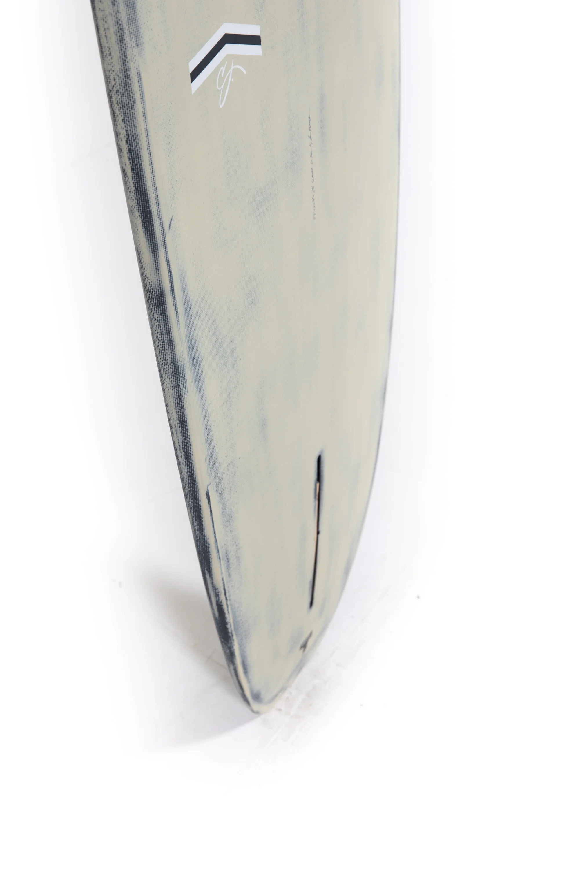 CJ Nelson Surfboards - SLASHER LOW PRO - Tan/Brushed Carbon - Thunderbolt Black - 9'6" x 23 1/4" x 3 1/8" - Image 10
