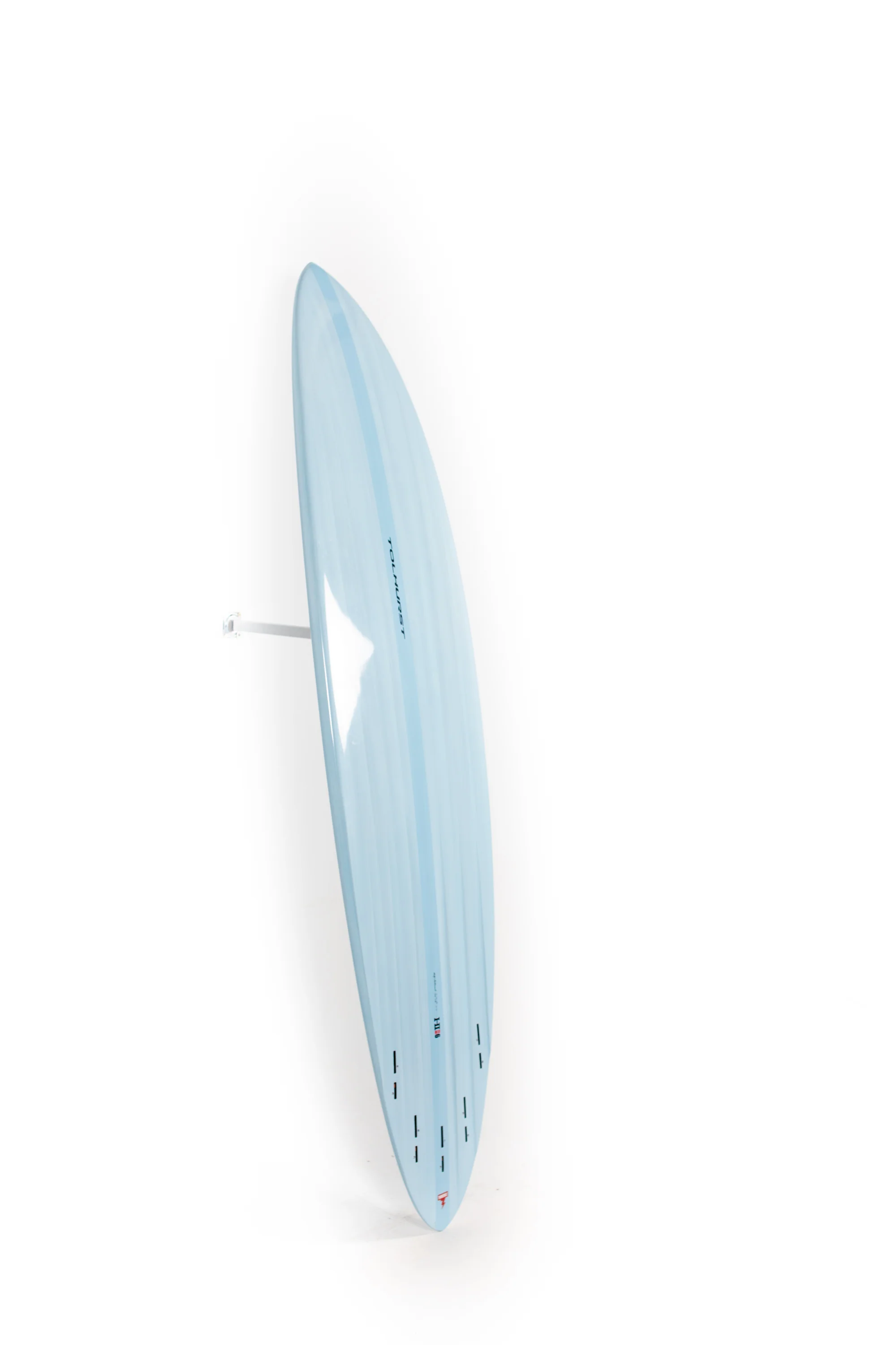 Harley Ingleby Surfboards - Mid 6 - Light Blue - Thunderbolt Red - 7'6" x 21 x 2 3/4 - 47.9L - Image 8