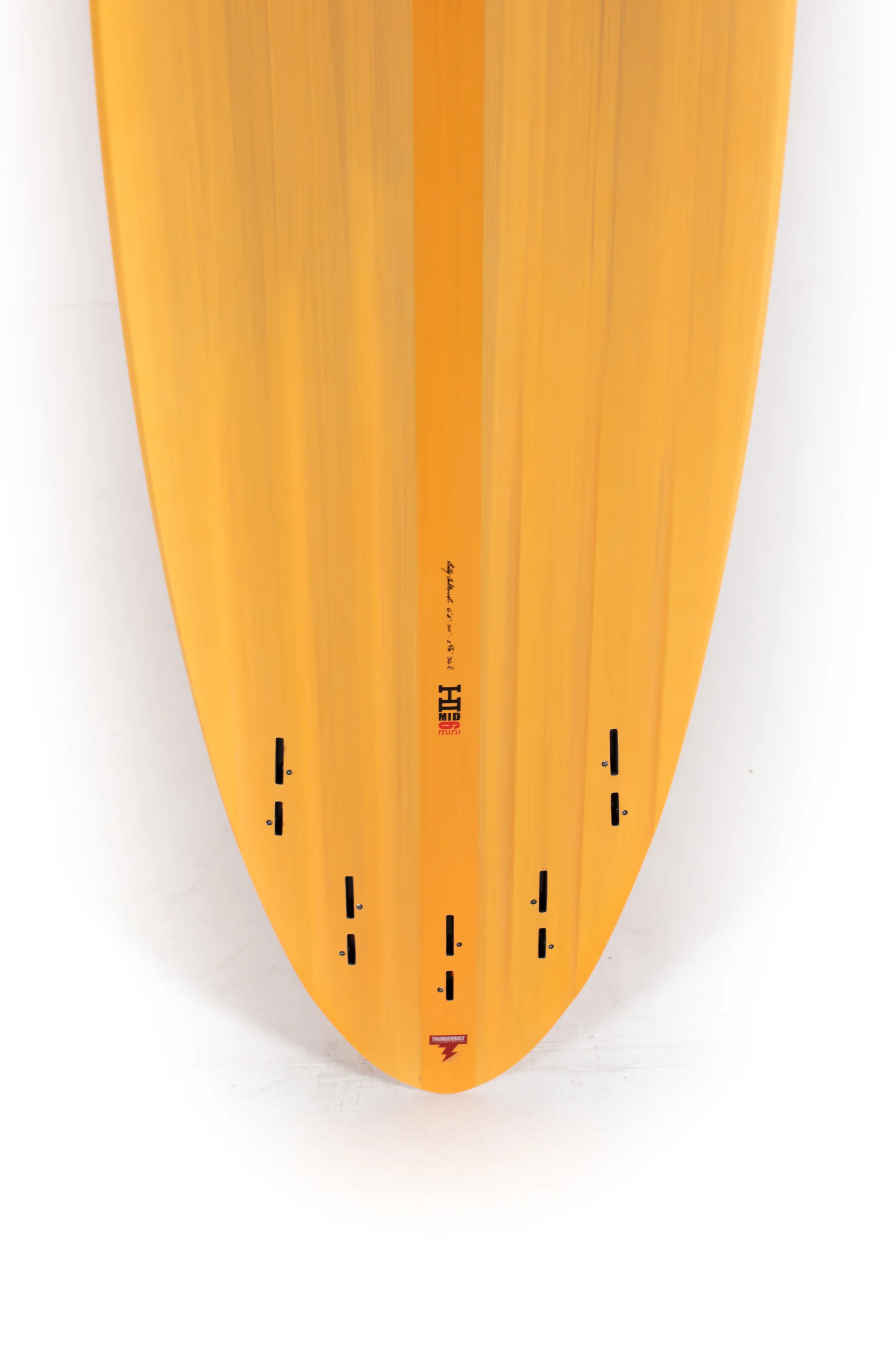 Harley Ingleby Surfboards - Mid 6 Mini - Orange - Thunderbolt Red - 6'4" x 20 x 2 5/8 - 36L - Image 8