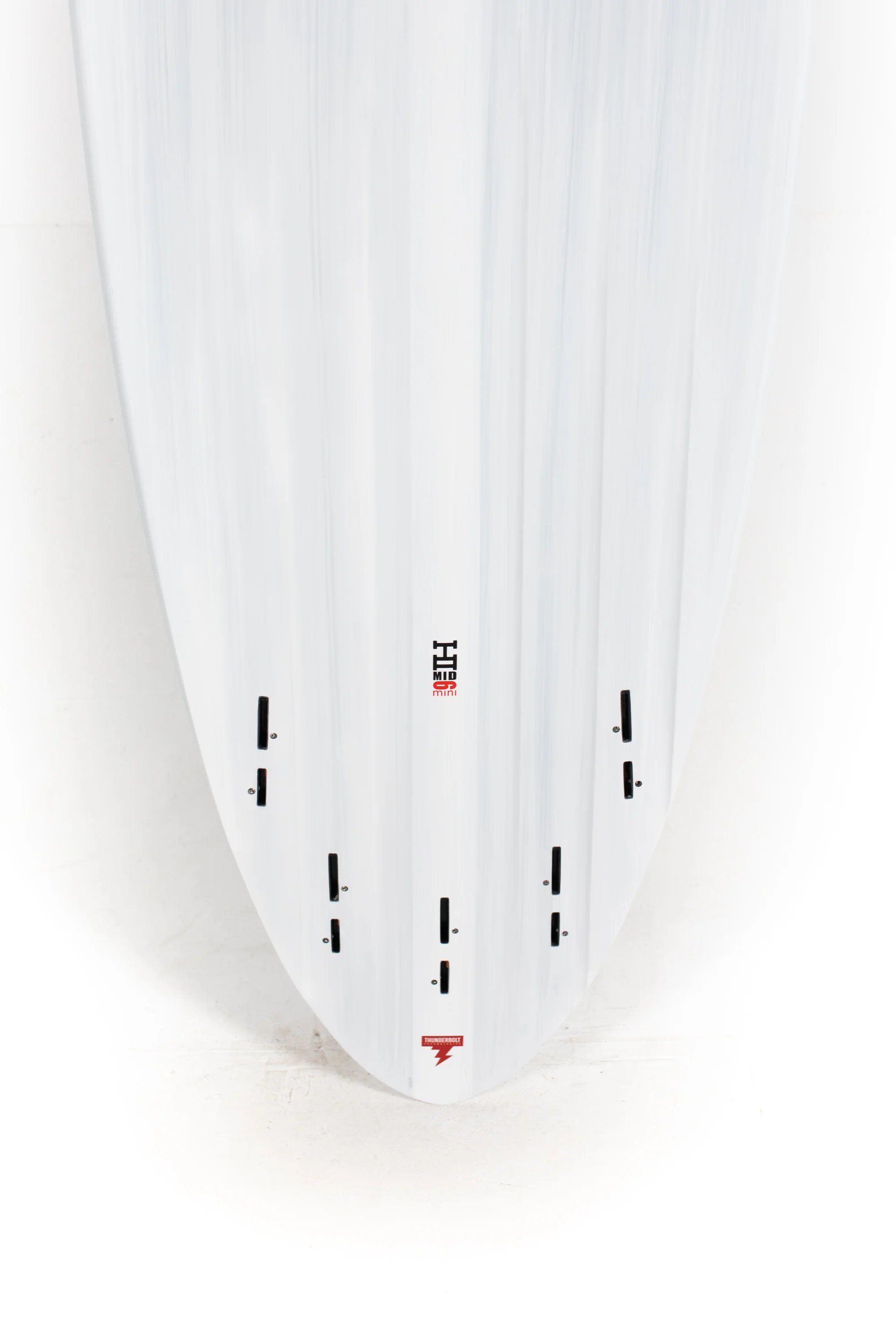 Harley Ingleby Surfboards - Mid 6 Mini - CANDY WHITE - Thunderbolt Red - 6'8" x 20 1/4 x 2 11/16 x 39L - Image 8
