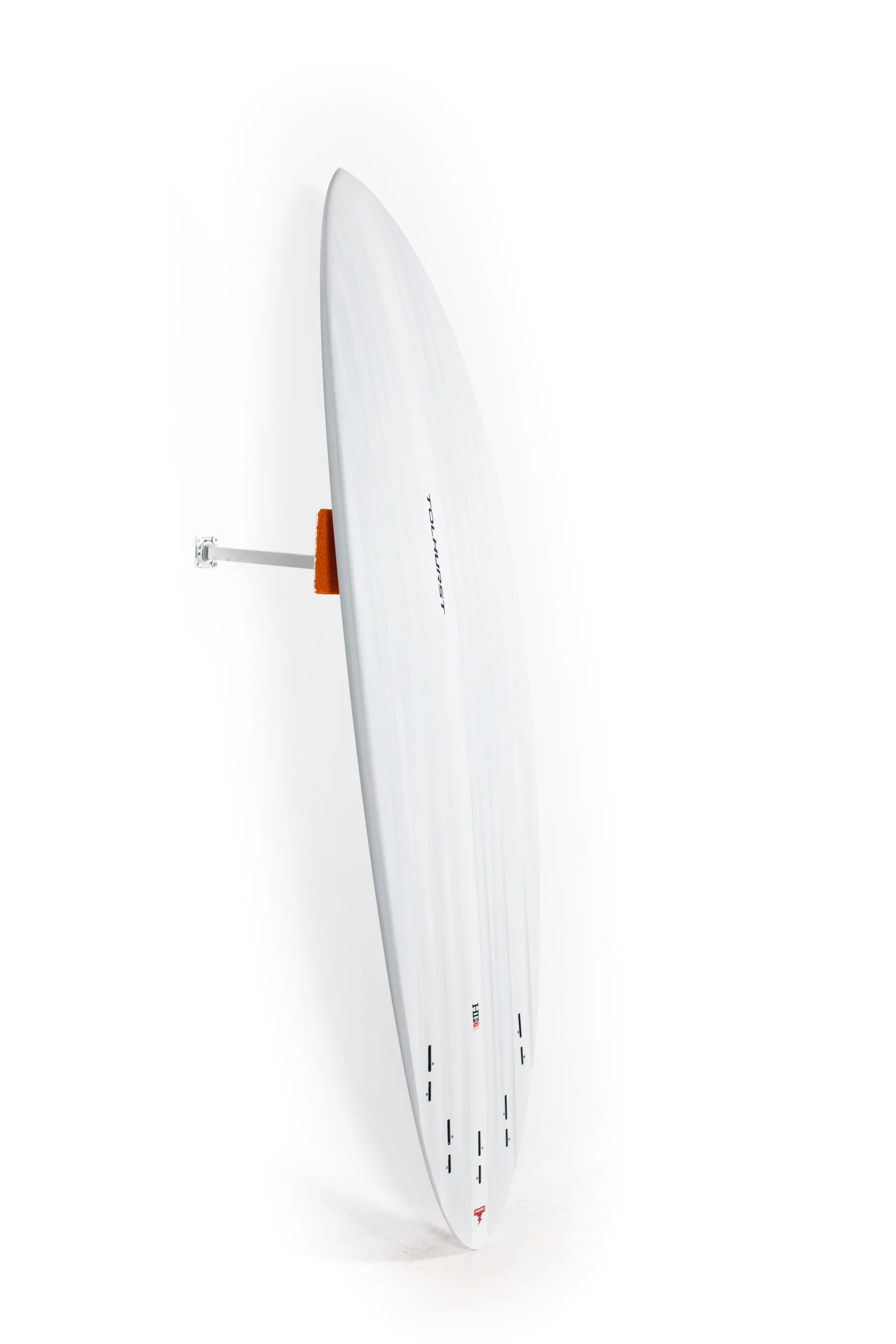Harley Ingleby Surfboards - Mid 6 Mini - CANDY WHITE - Thunderbolt Red - 6'8" x 20 1/4 x 2 11/16 x 39L - Image 9