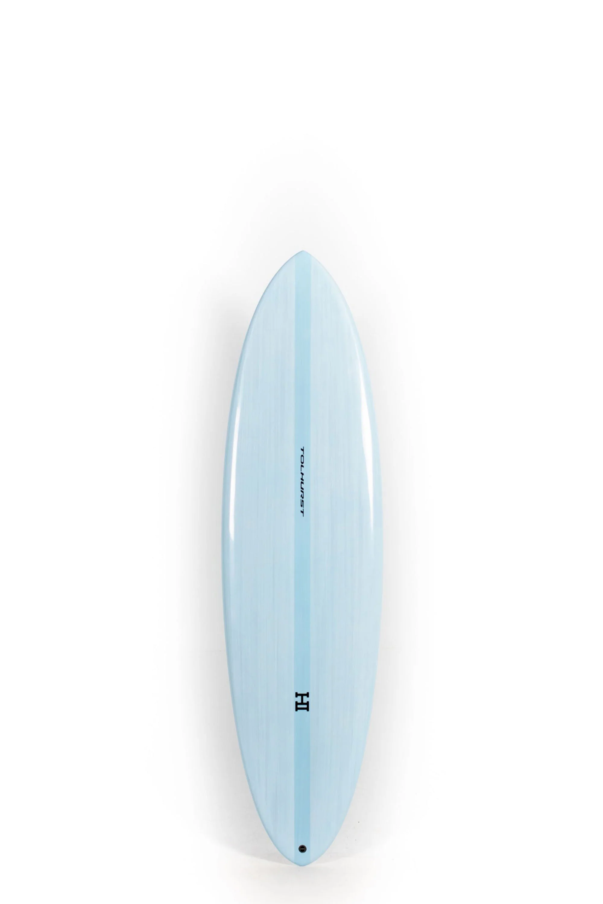 Harley Ingleby Surfboards - Mid 6 Mini - LIGHT BLUE - Thunderbolt Red - 6'8" x 20 1/4x 2 11/16 x 39L