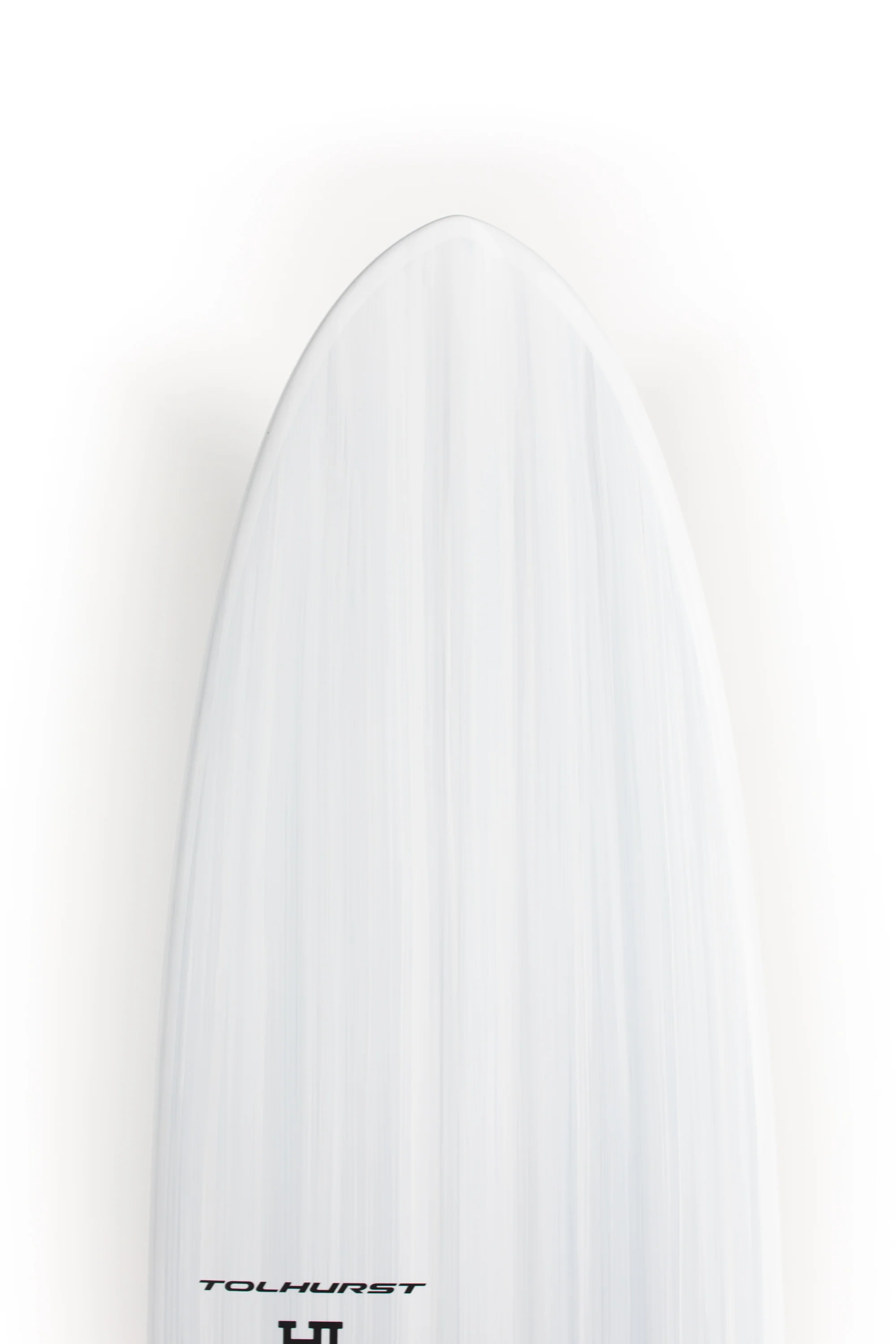 Harley Ingleby Surfboards - Moe - Candy White - Thunderbolt Black - 7'2" x 22 x 2 13/16 - 49.4L - Image 3