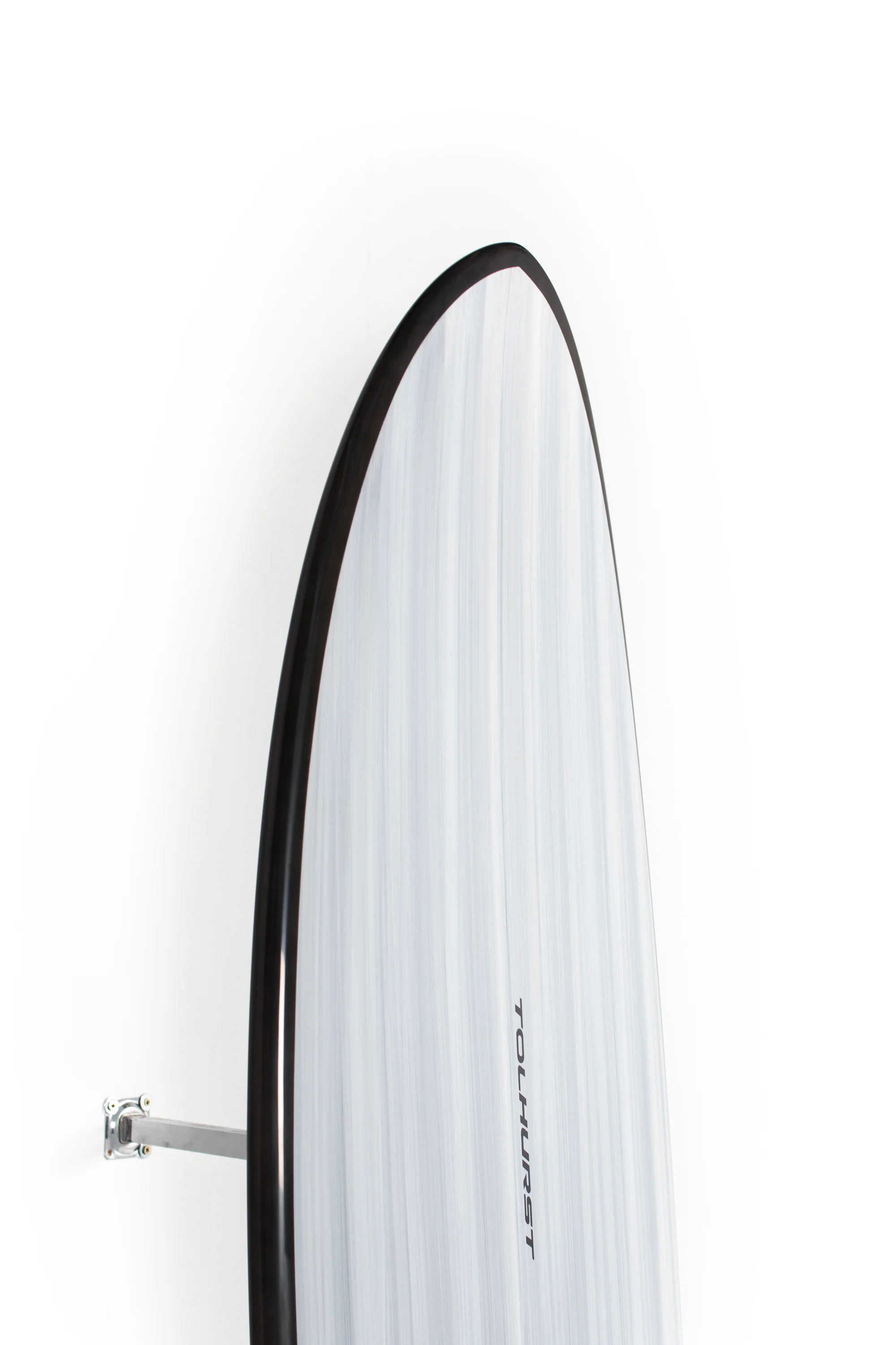 Harley Ingleby Surfboards - Moe Mini - Gray Carbon - Thunderbolt Black - 6'10" x 21 1/2" x 2 3/4" - 45L - Image 6