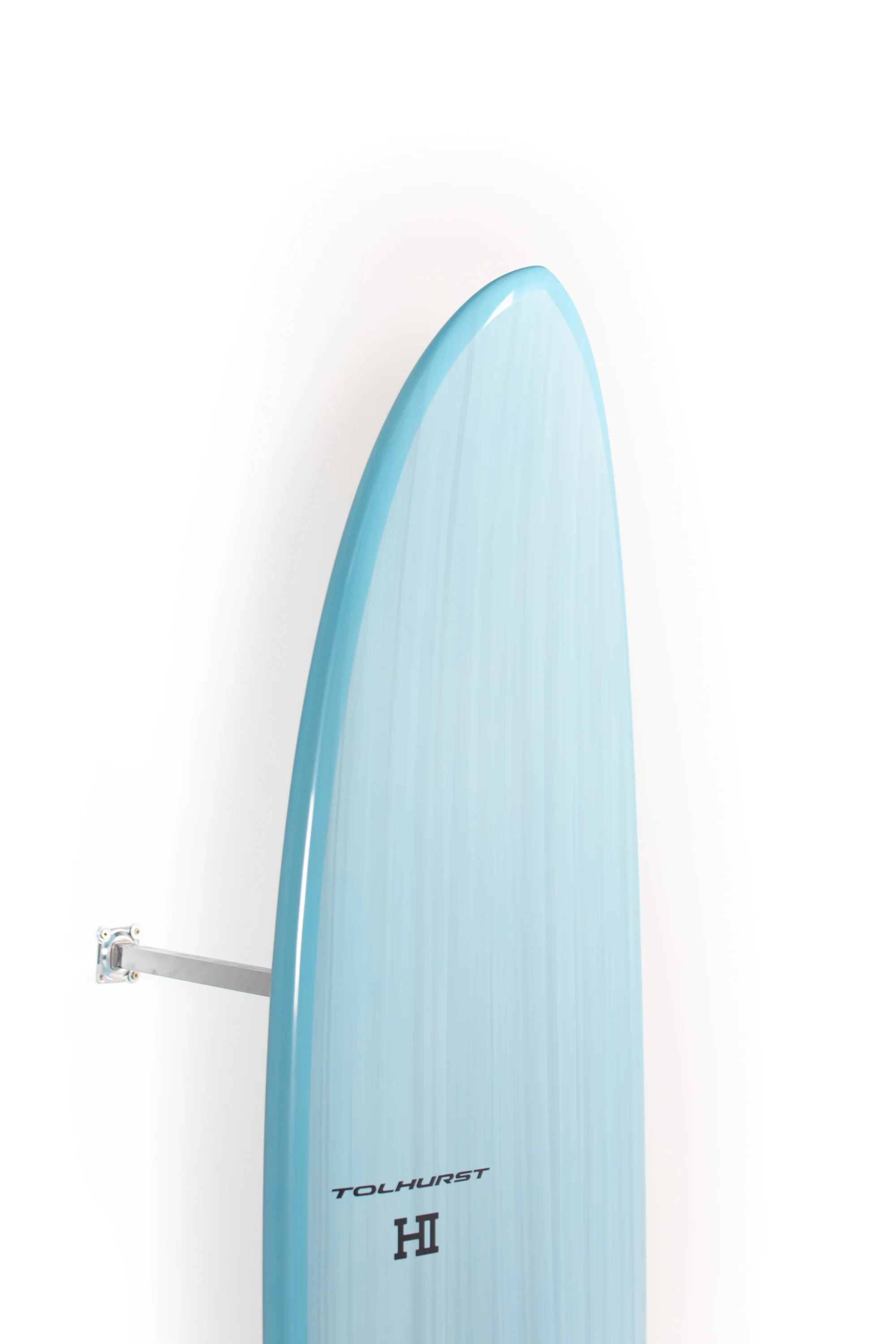 Harley Ingleby Surfboards - Moe Mini - Light Blue - Thunderbolt Red - 6'6" x 21 1/2" x 2 5/8" - 41L - Image 6