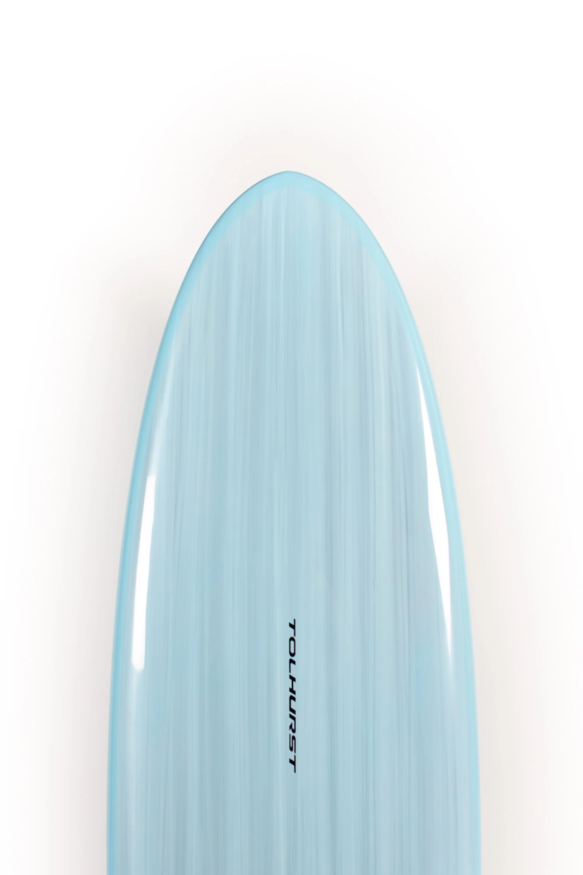 Harley Ingleby Surfboards - Moe Mini - Light Blue - Thunderbolt Red - 6'10" x 21 1/2" x 2 3/4" - 45L - Image 3