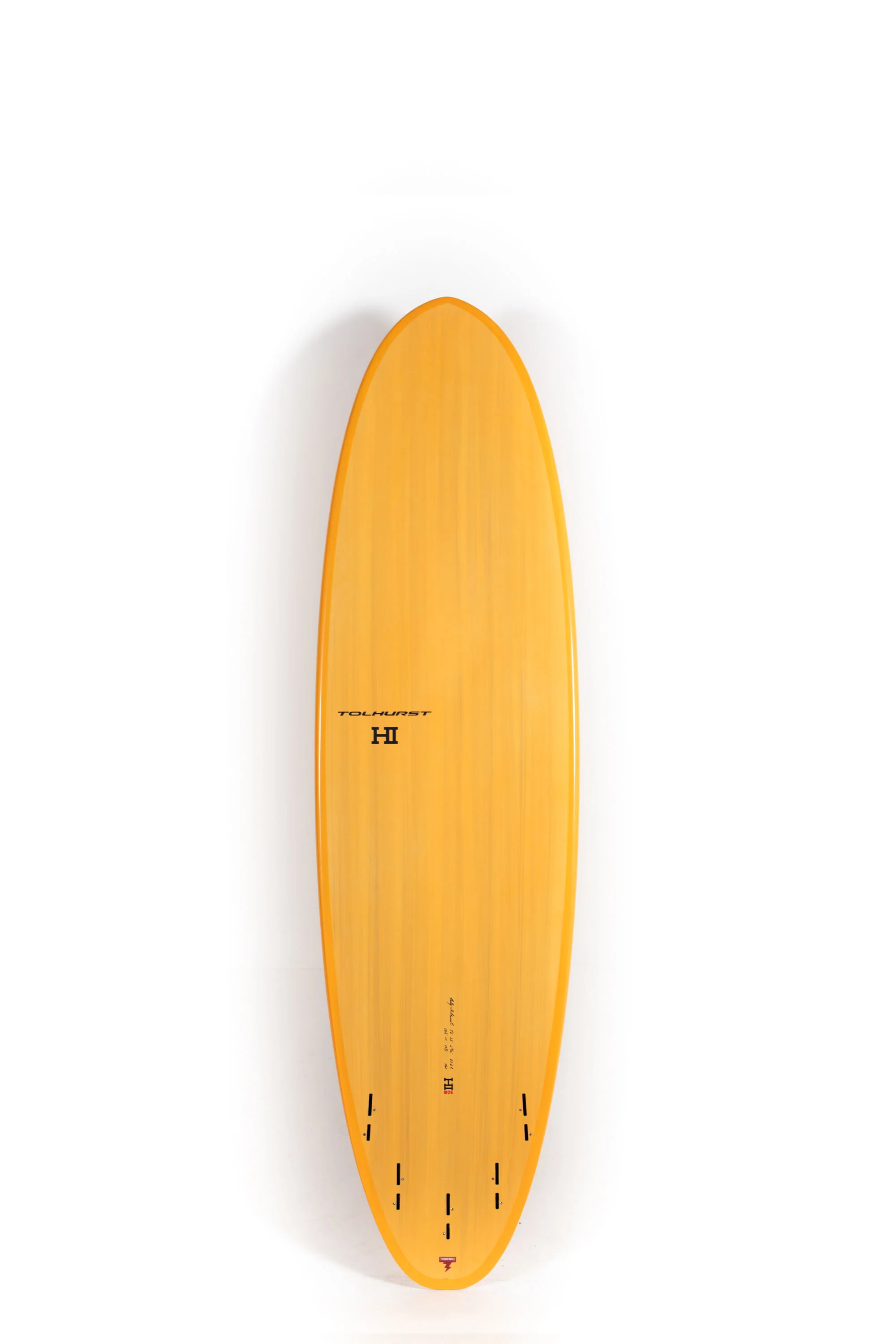 Harley Ingleby Surfboards - Moe - Orange - Thunderbolt Red - 7'2" x 22 x 2 13/16 - 49.4L - Image 2