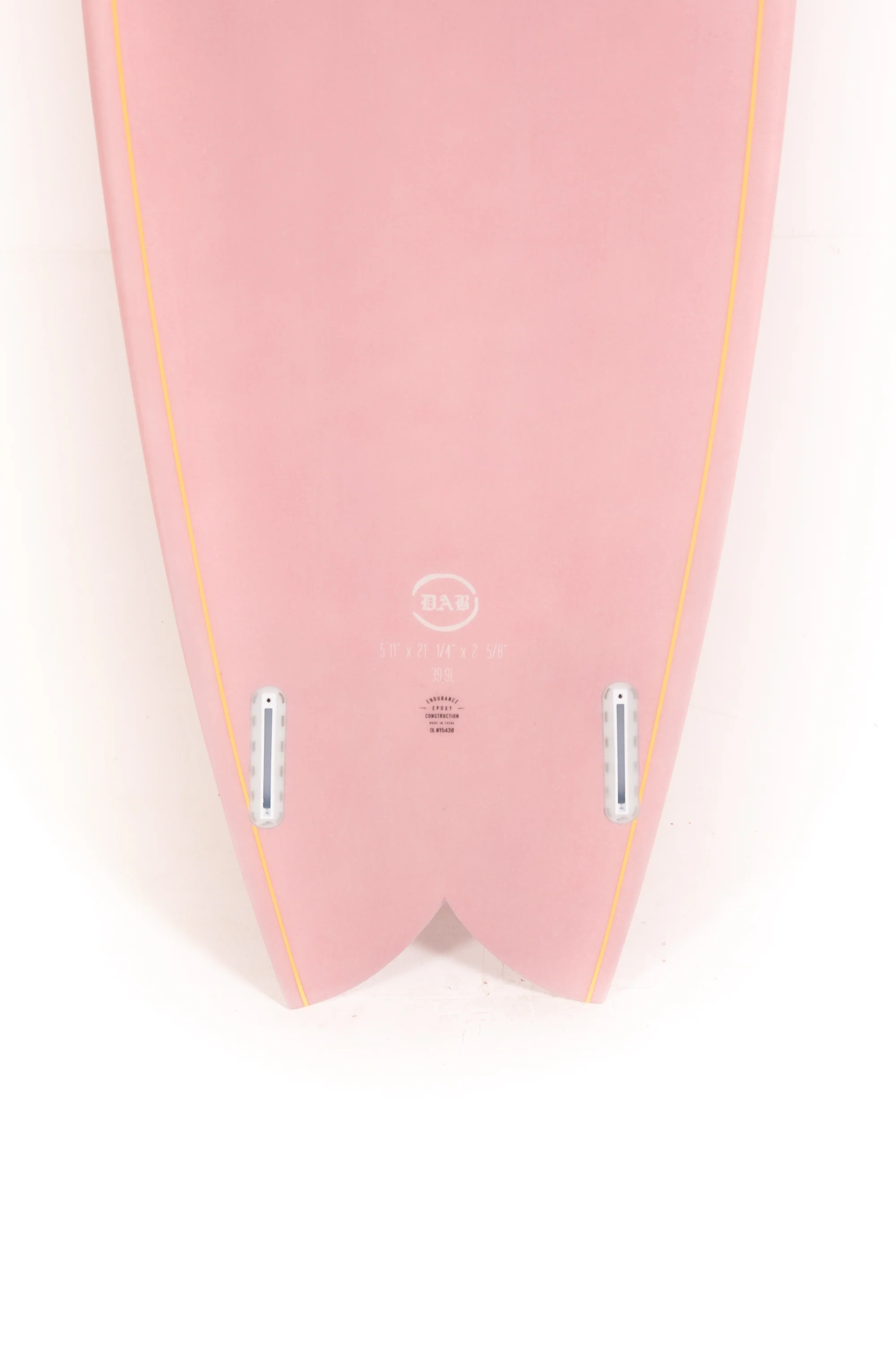 Indio Surfboard - DAB Pink - 5'11" x 21 1/4 x 2 5/8 x 39.90L - Image 8