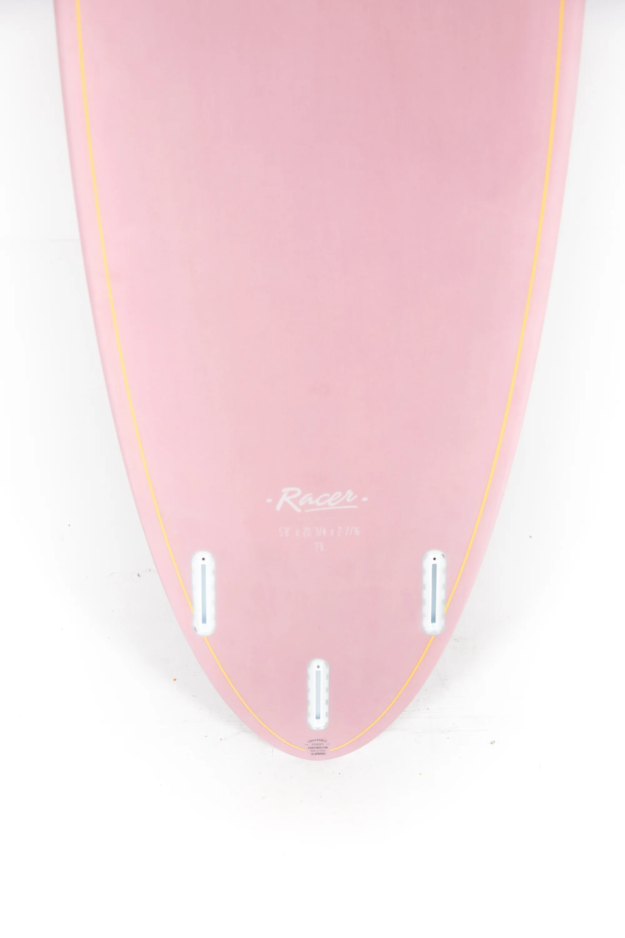 Indio Surfboards - RACER Pink - 5'8" x 20 3/4" x 2 7/16 - 33L - Image 8