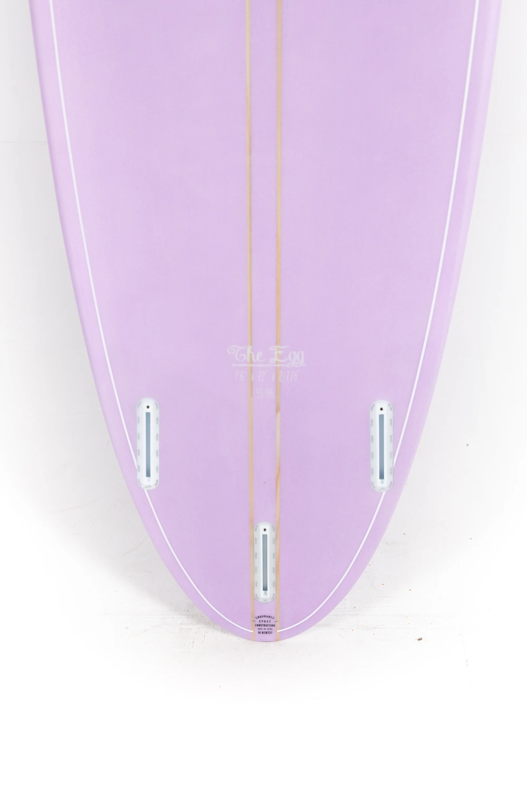 PRE ORDER | Indio Surfboards - THE EGG LILAC - 7'6" x 22" x 2 7/8 - 55,98L - Image 8