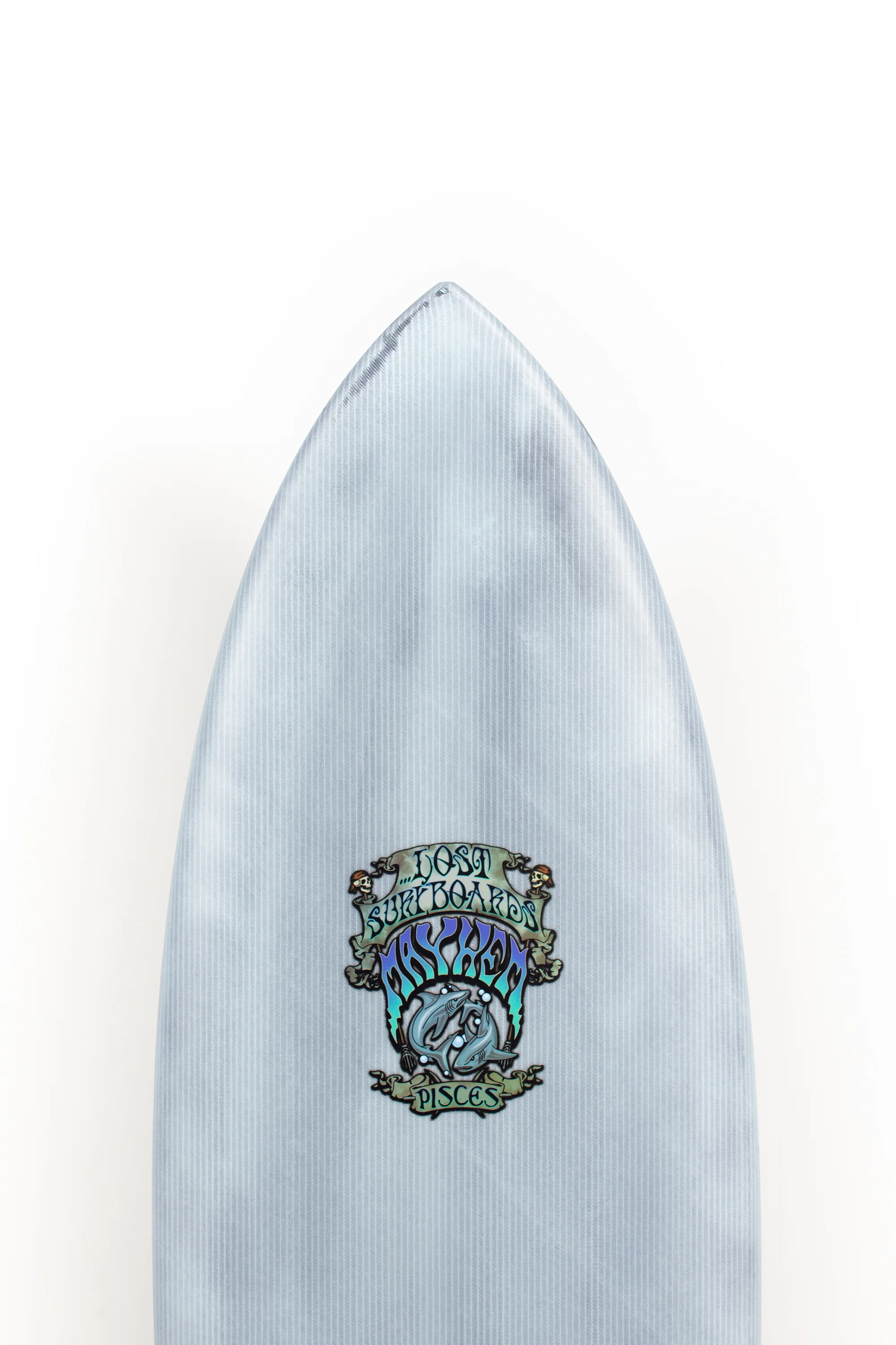 Lost Surfboards- PISCES by Matt Biolos - BLACK SHEEP - FUTURES - WHITE - 5'5" x 19.88 x 2.34 - 28.50L - BS119080 - Image 3
