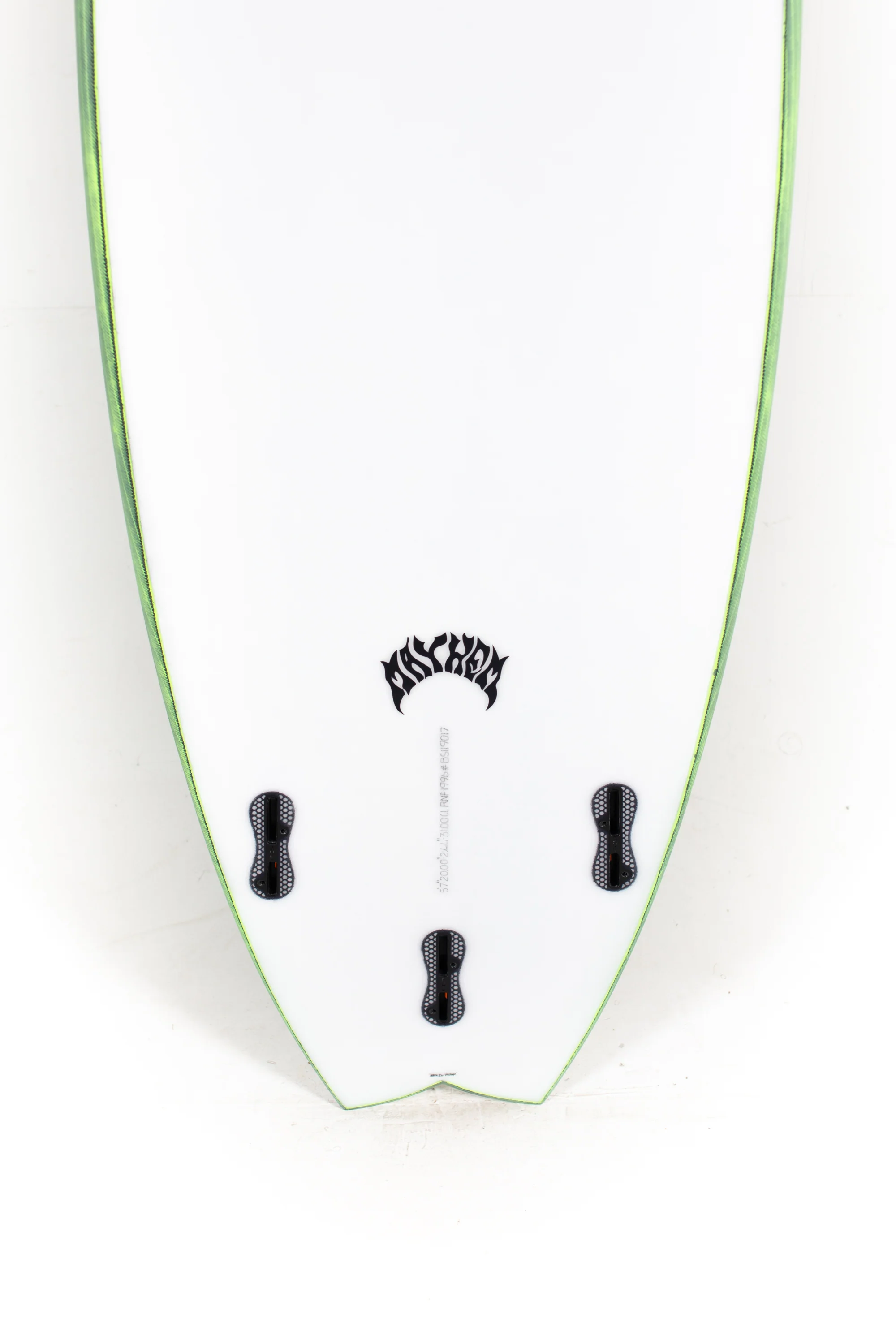 Lost Surfboards - RNF '96 by Matt Biolos - BLACK SHEEP - FCSII - GREEN - 5'7" x 20" x 2.44 - 31L - BS119017 - Image 8