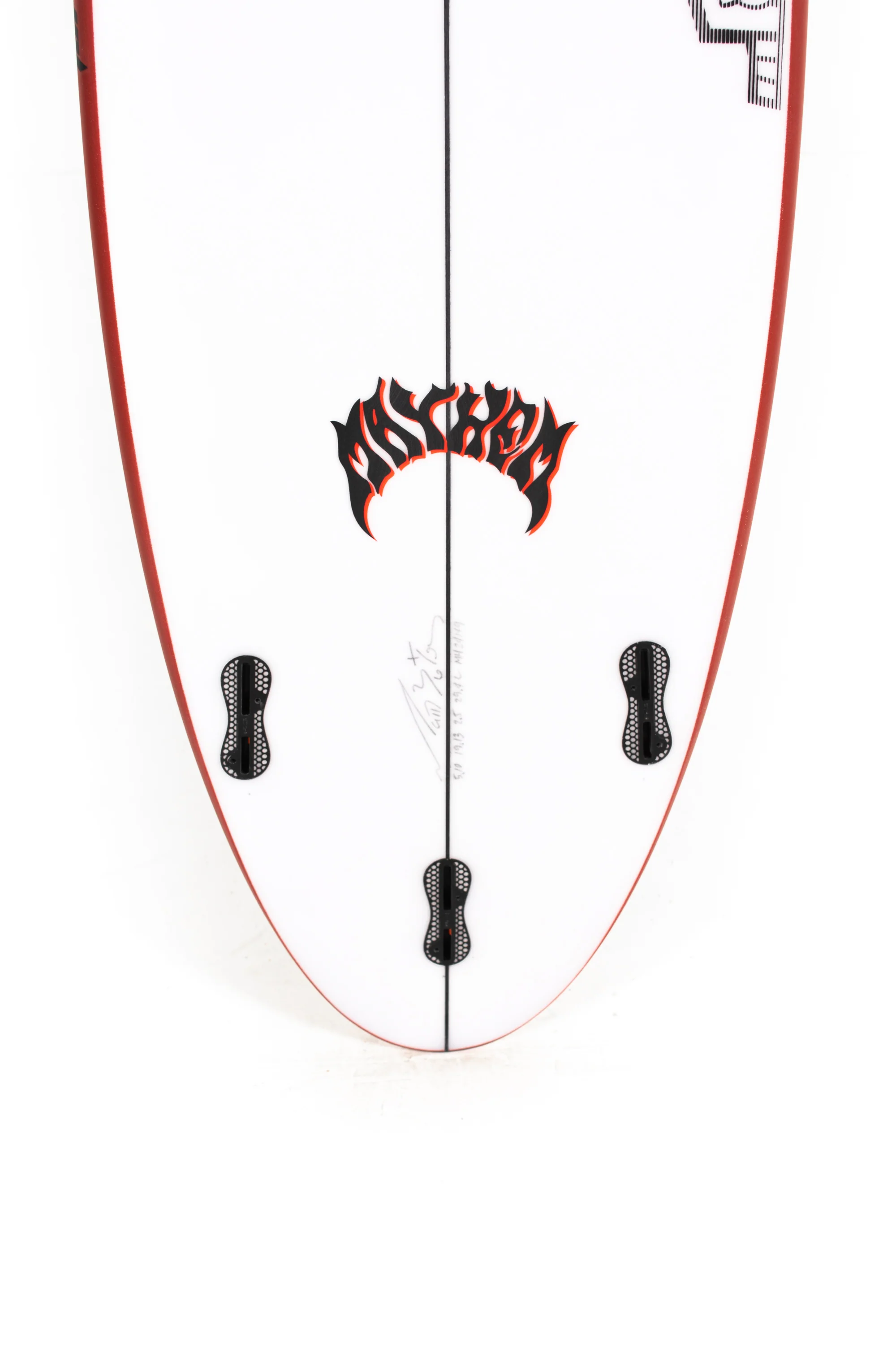 Lost Surfboards - F1 by Matt Biolos - FCS II - RED - BRO - 5'10" x 19.13" x 2.50" - 29.45L- MH24149 - Image 8
