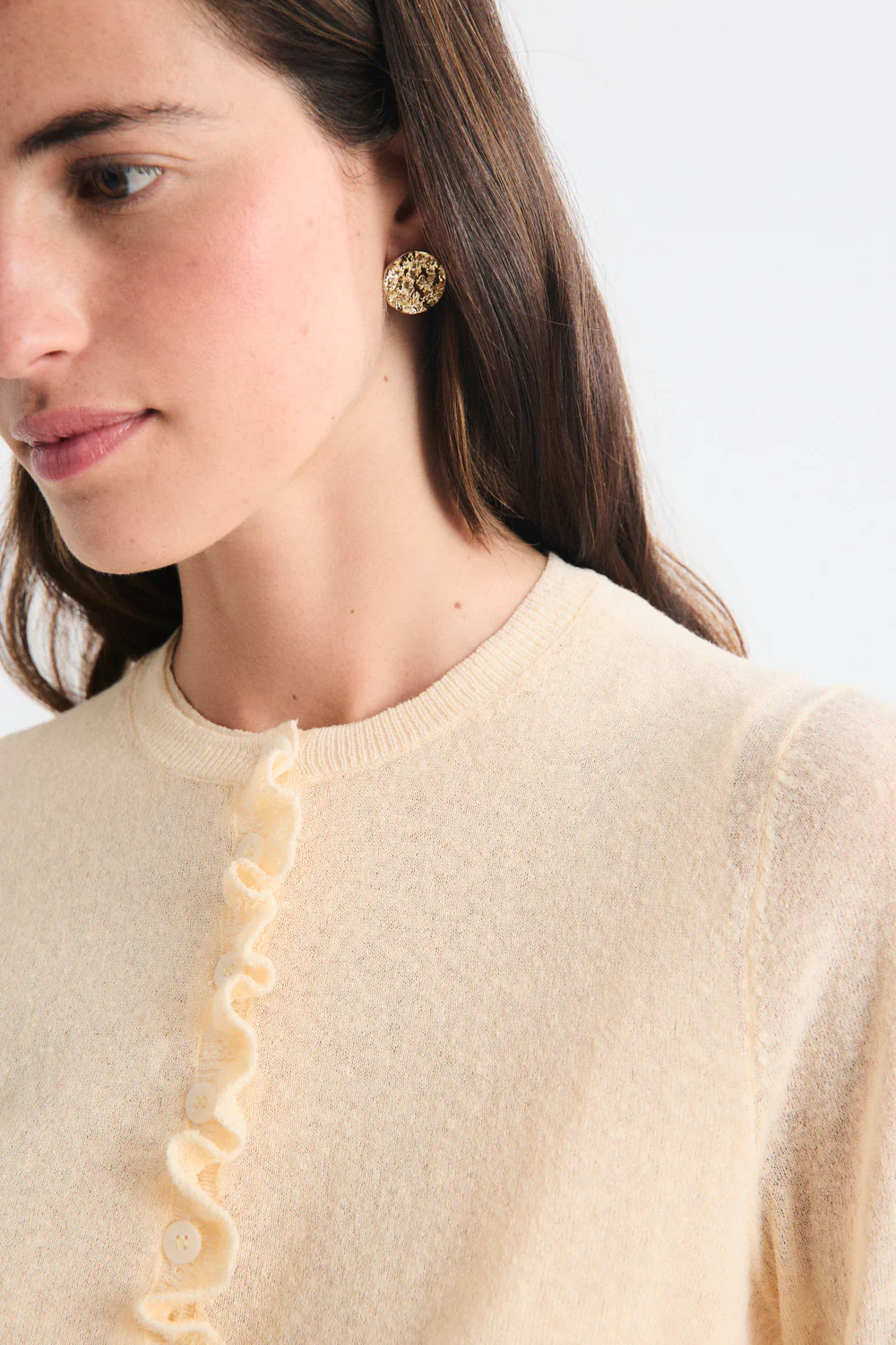 MUS & BOMBON - MIRRI CARDIGAN - AMARILLO - Image 3