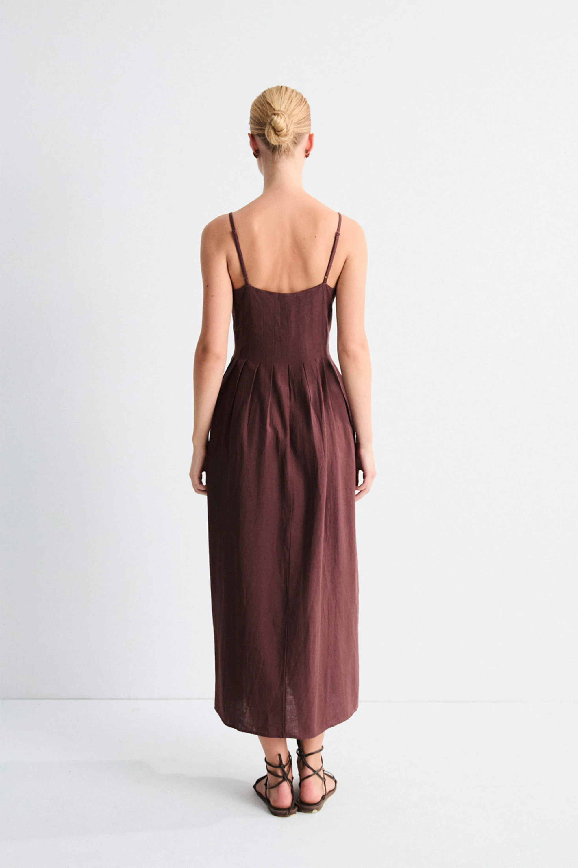 MUS & BOMBON - SOLEIL DRESS - MARRON - Image 2