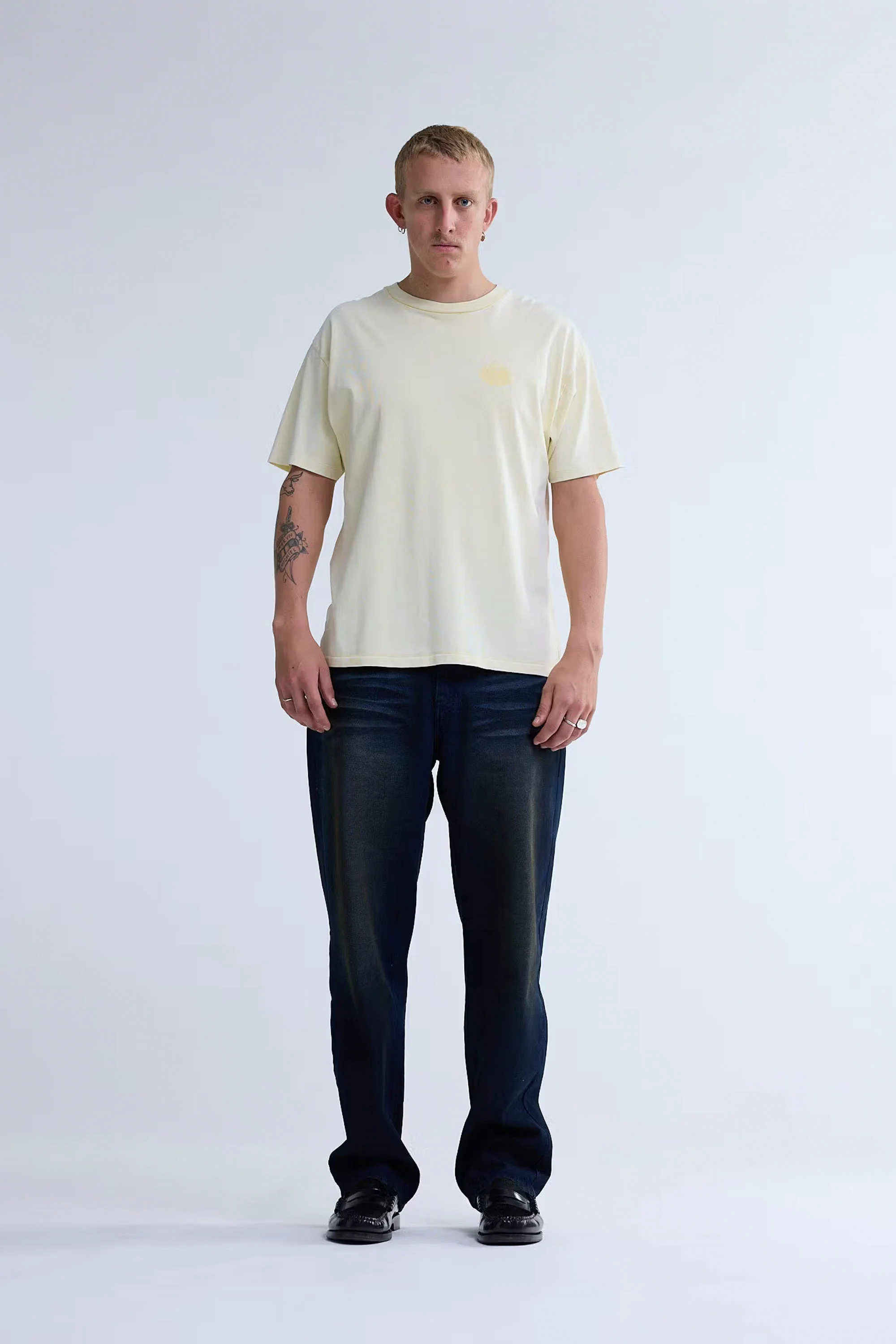 NEW AMSTERDAM SURF ASSOCIATION - CHOP TEE - BUTTER YELLOW - Image 3