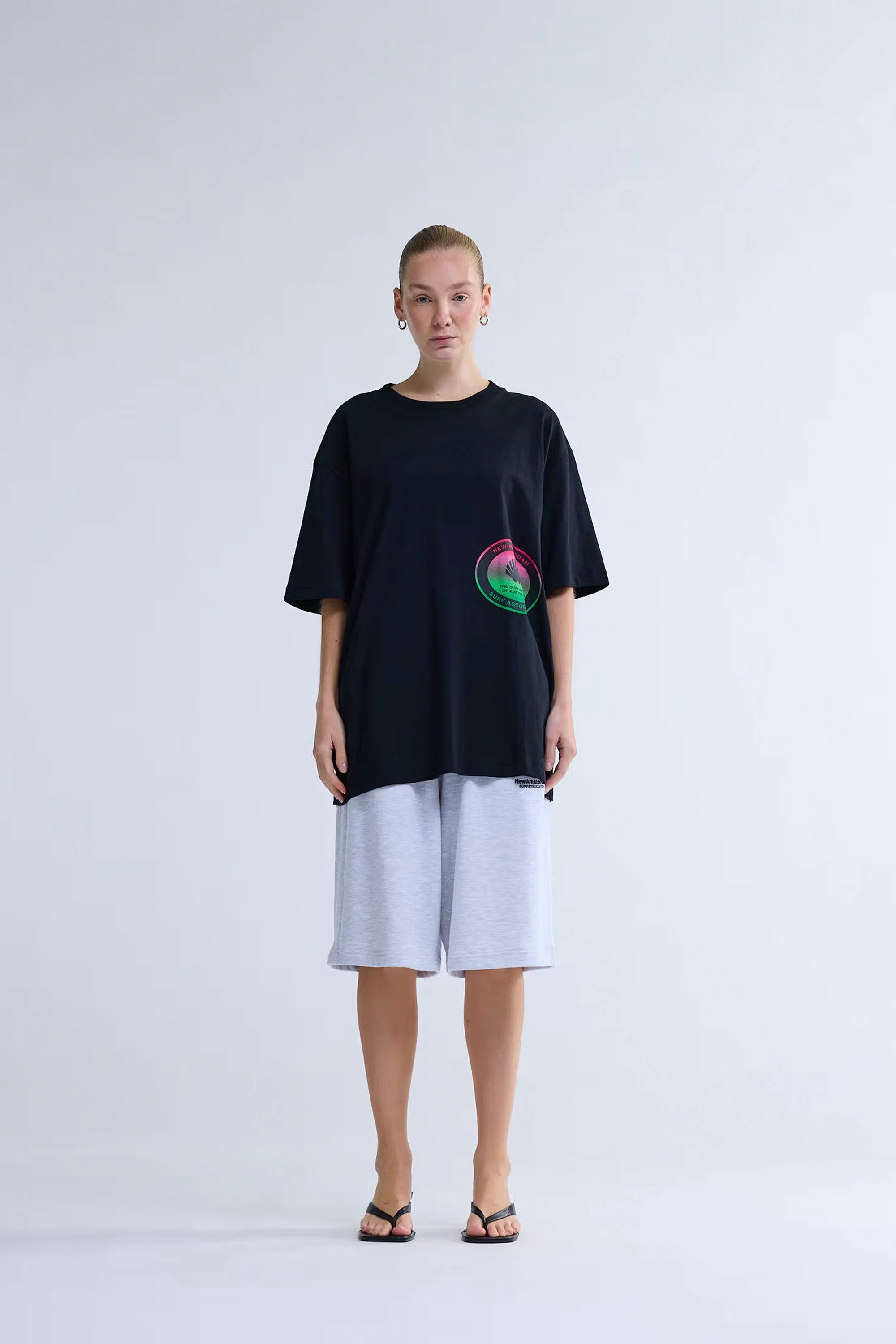 NEW AMSTERDAM SURF ASSOCIATION - SURF CENTRE TEE - BLACK - Image 4