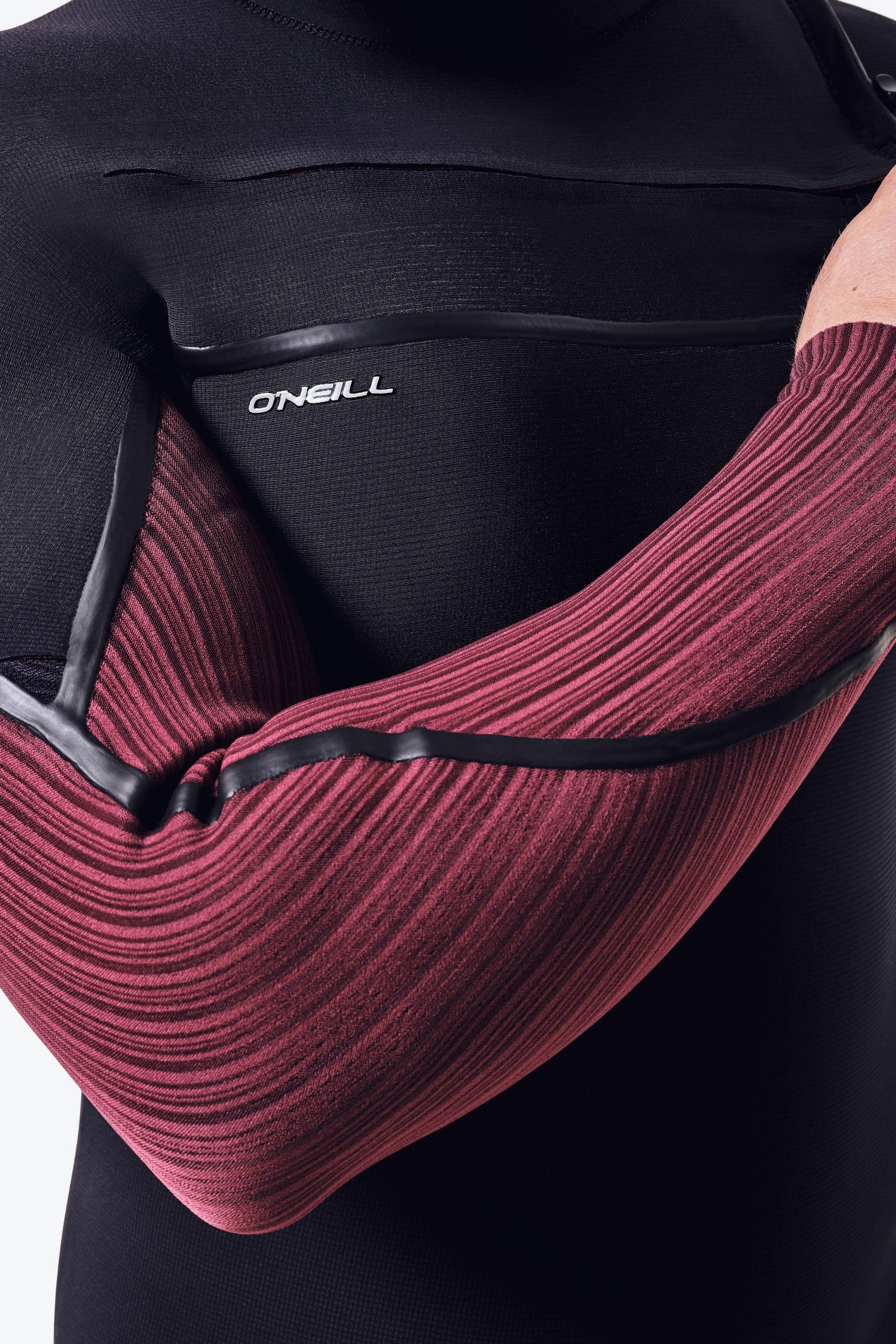 O´NEILL - HYPERFREAK FIRE - 4/3+ mm - Chest zip - BLACK/DARK RED - MAN - Image 2
