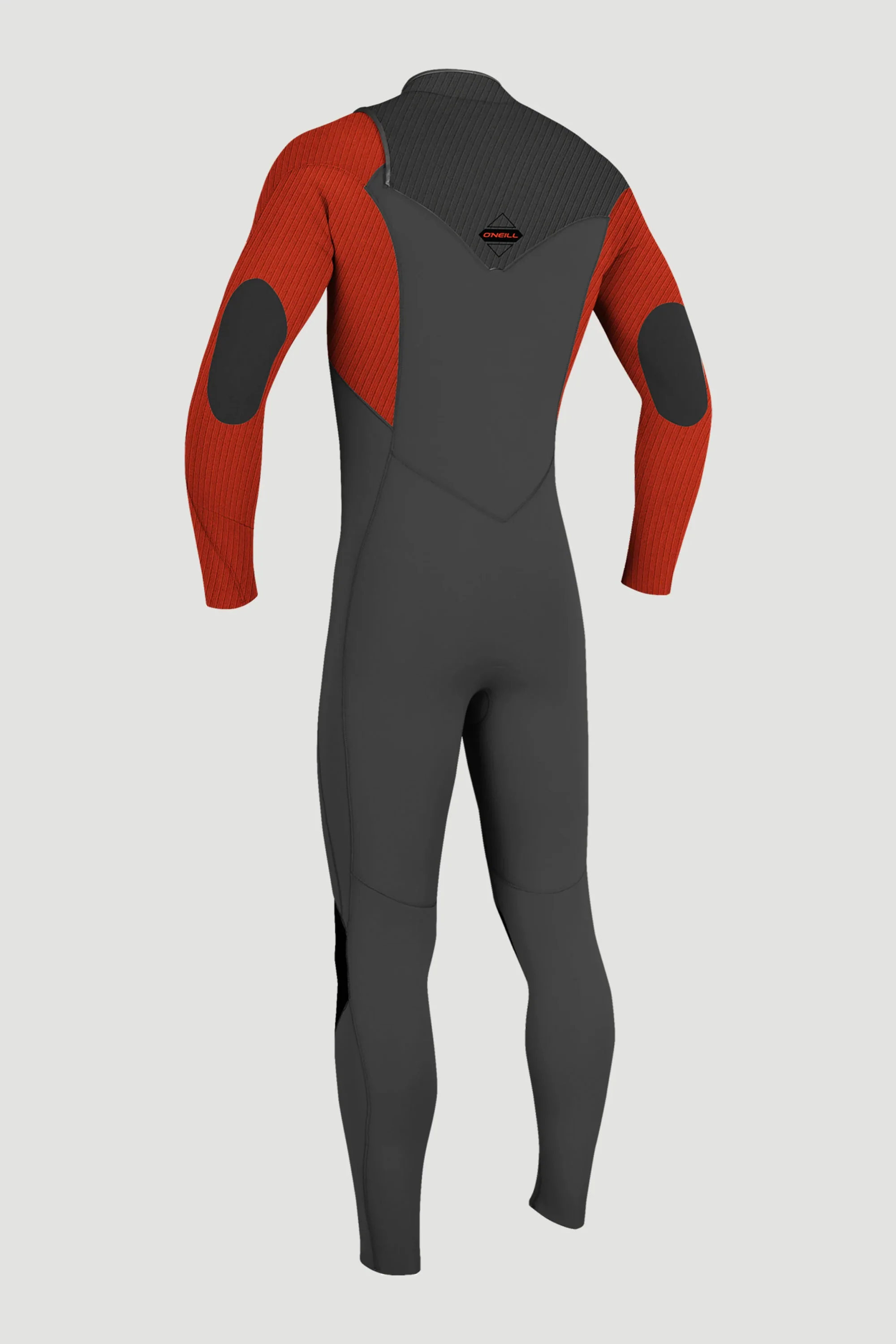 O´NEILL - HYPERFREAK - 4/3+mm - Chest Zip - RAVEN/FIRE RED - JUNIOR - Image 2