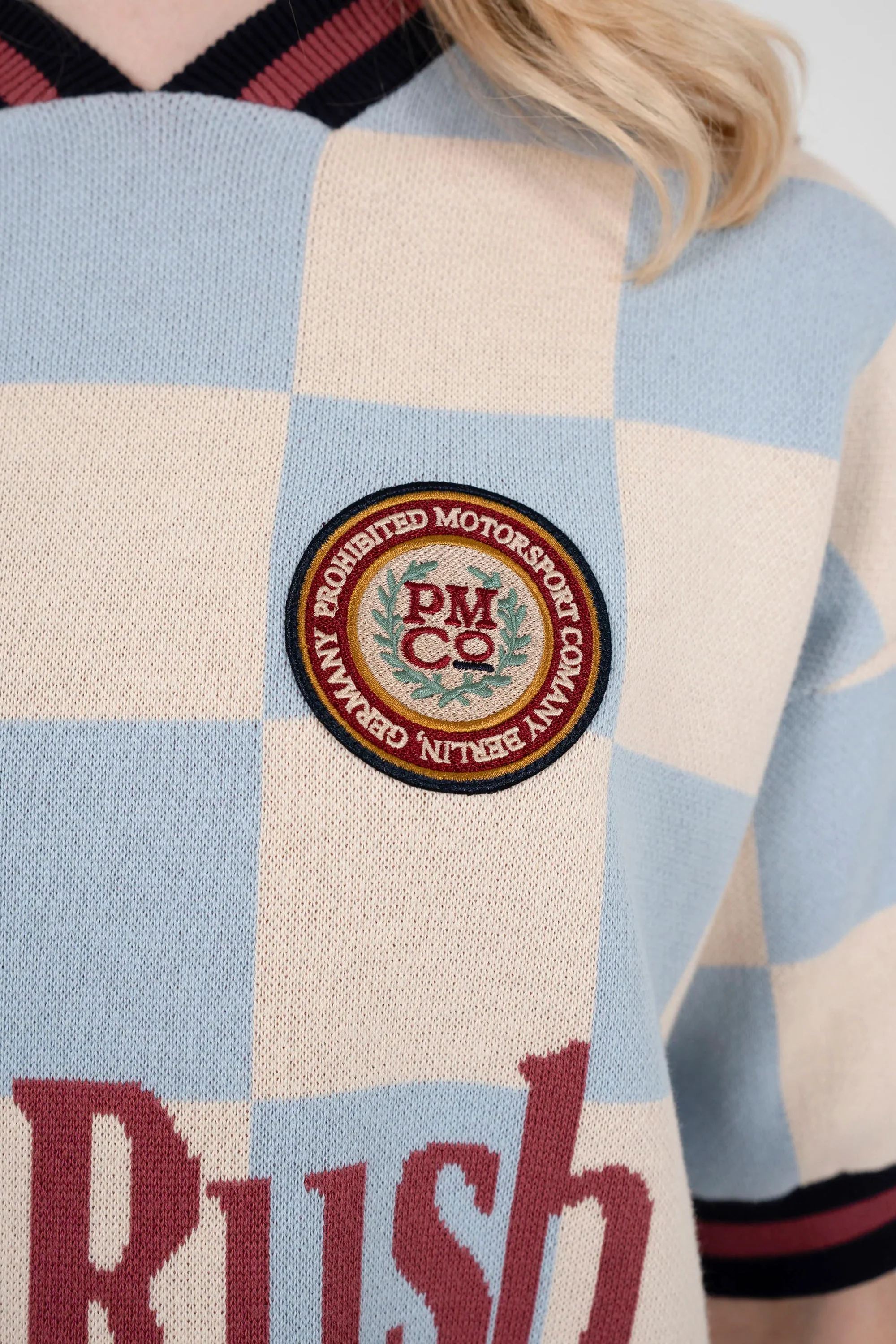 PROHIBITED - VICTORY KNIT TRIKOT - BLUE - Image 6