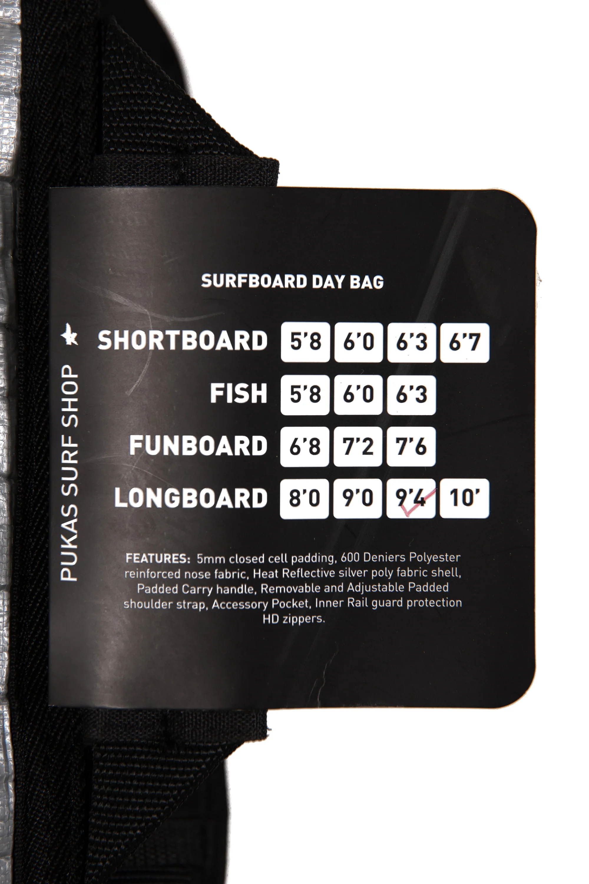 PUKAS SURF SHOP - NO LOGO 9´4 LONGBOARD DAY BAG - Image 4