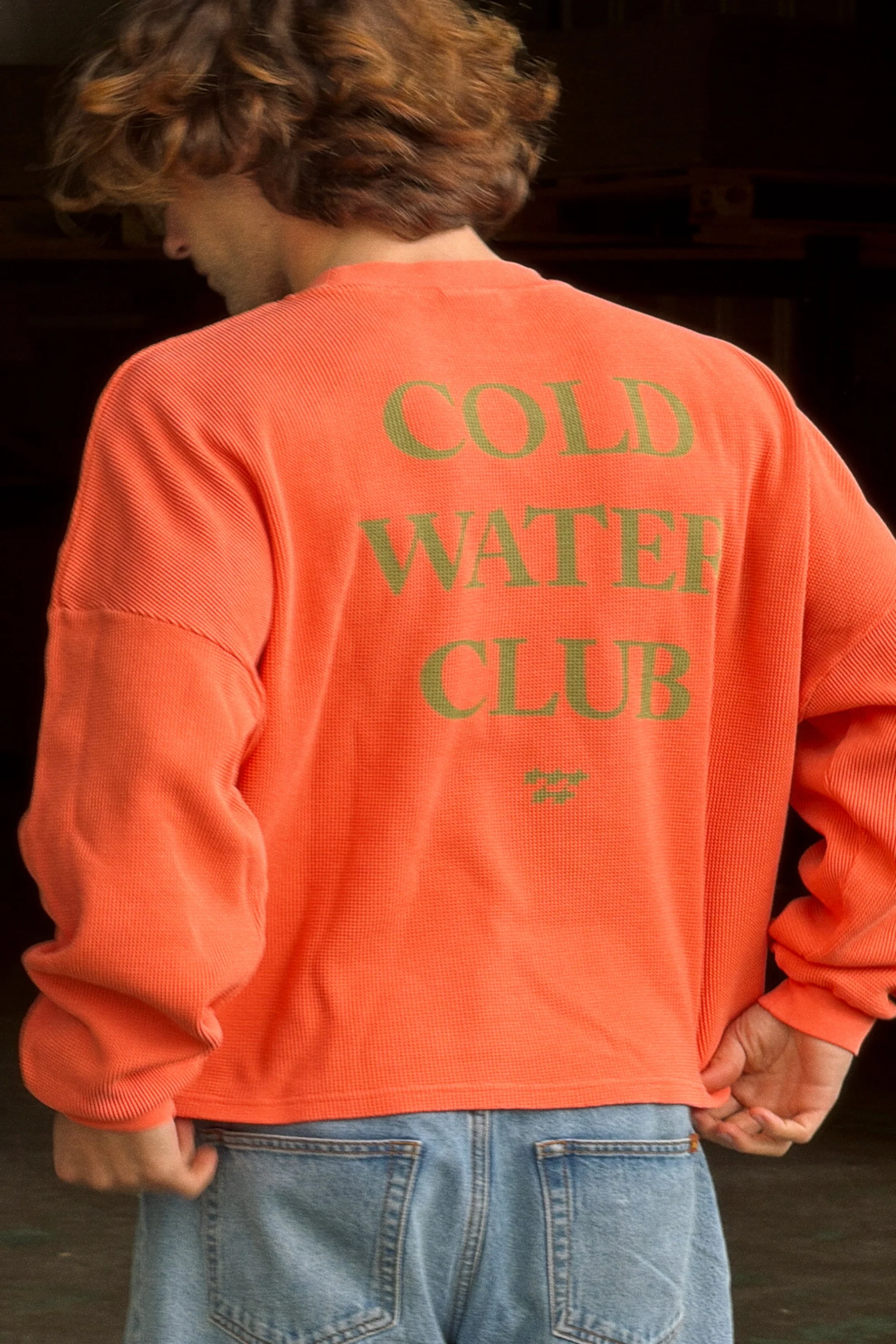 PUKAS SURF SHOP - OPTIONAL WAFFLE LONG SLEEVE TEE - CAMELIA - Image 2