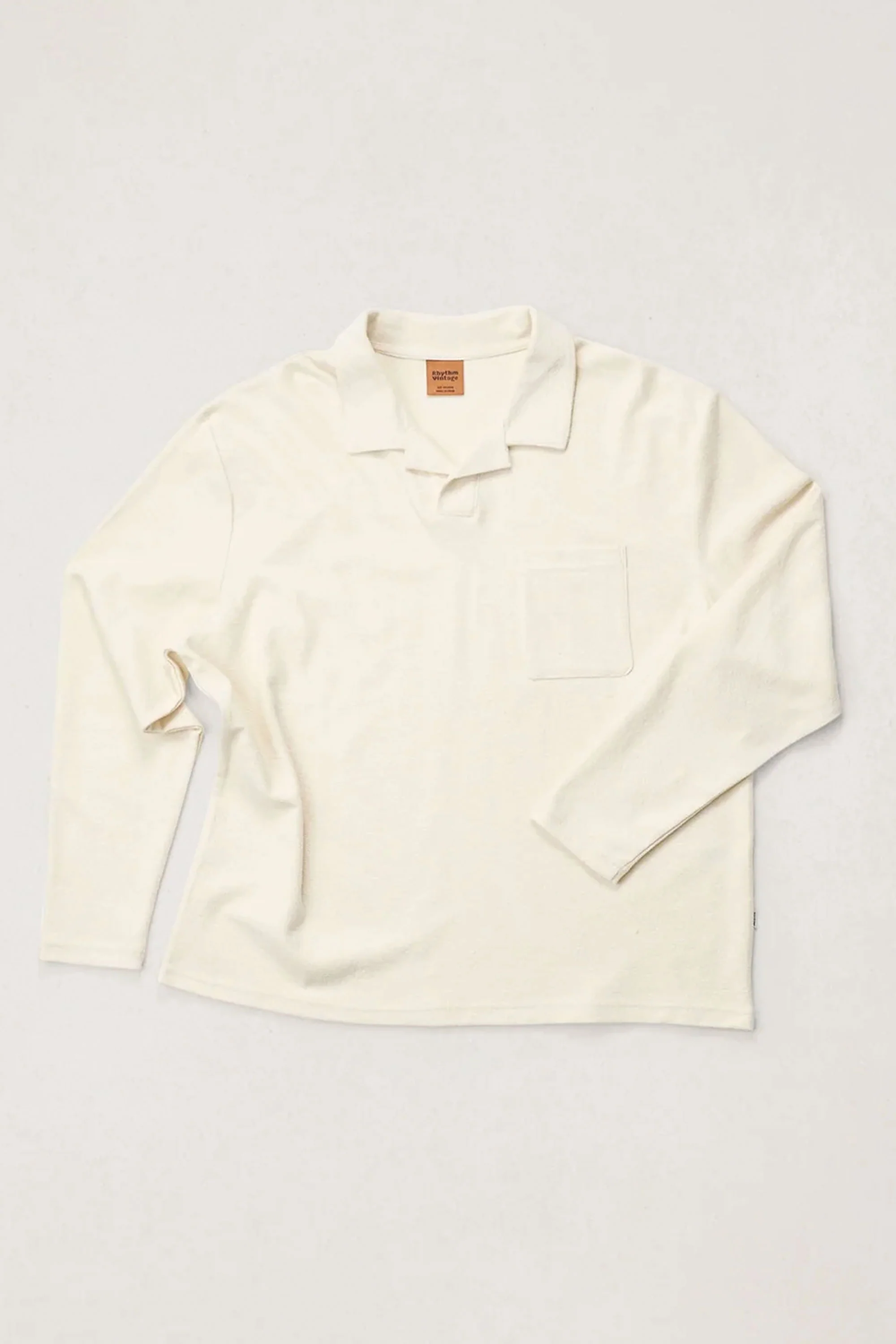 RHYTHM - VINTAGE TERRY LONGSLEEVE POLO