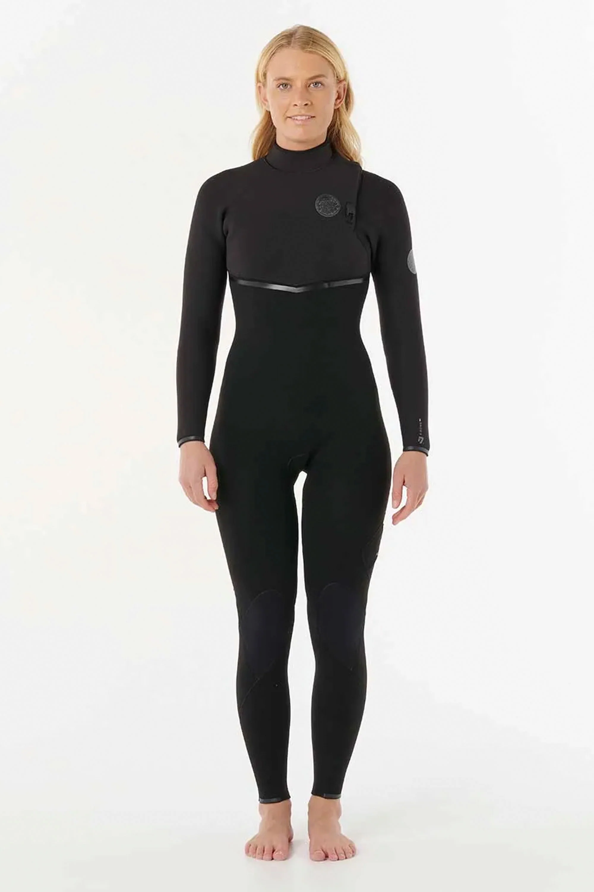 RIP CURL - E-BOMB - 3/2MM - Zip free - BLACK - WOMAN
