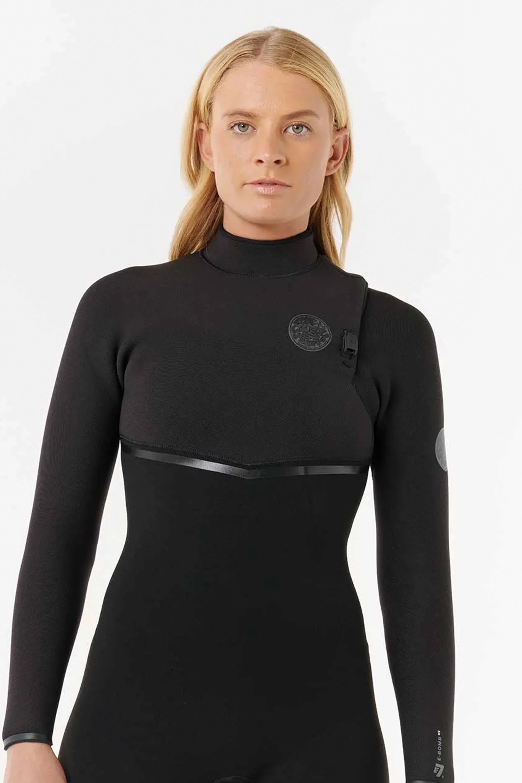 RIP CURL - E-BOMB - 3/2MM - Zip free - BLACK - WOMAN - Image 5