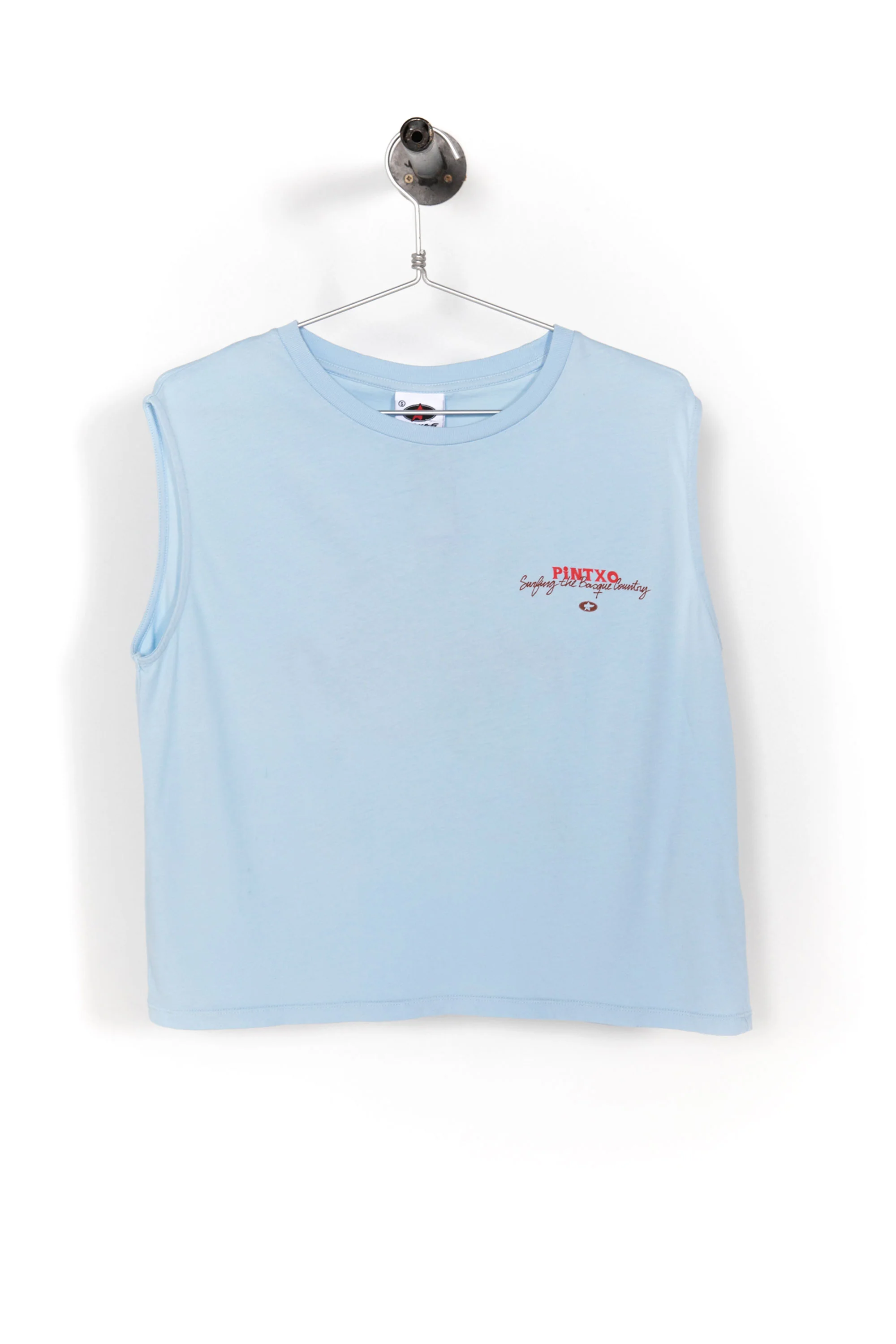 SURFING THE BASQUE COUNTRY - PINTXO 2.0 TANK TEE - POWDER BLUE - Image 2