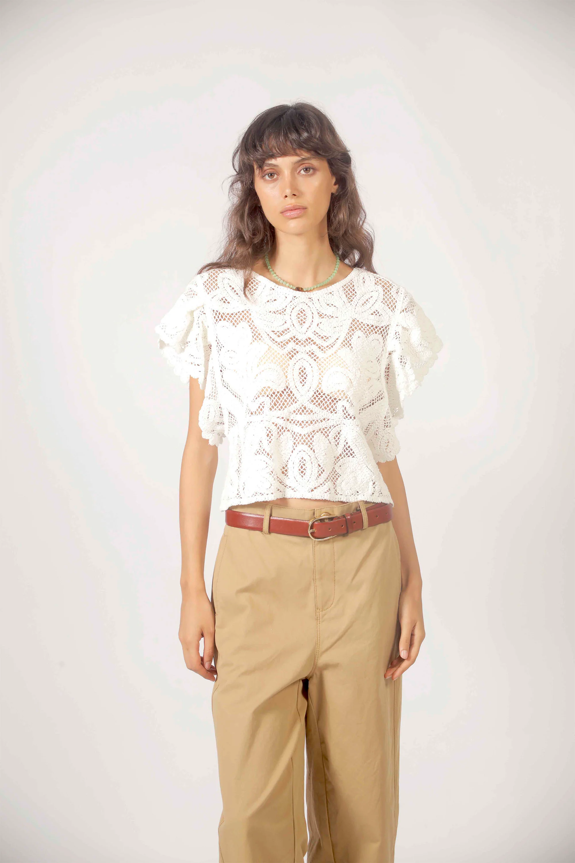 THE KORNER - RUFFLED TOP
