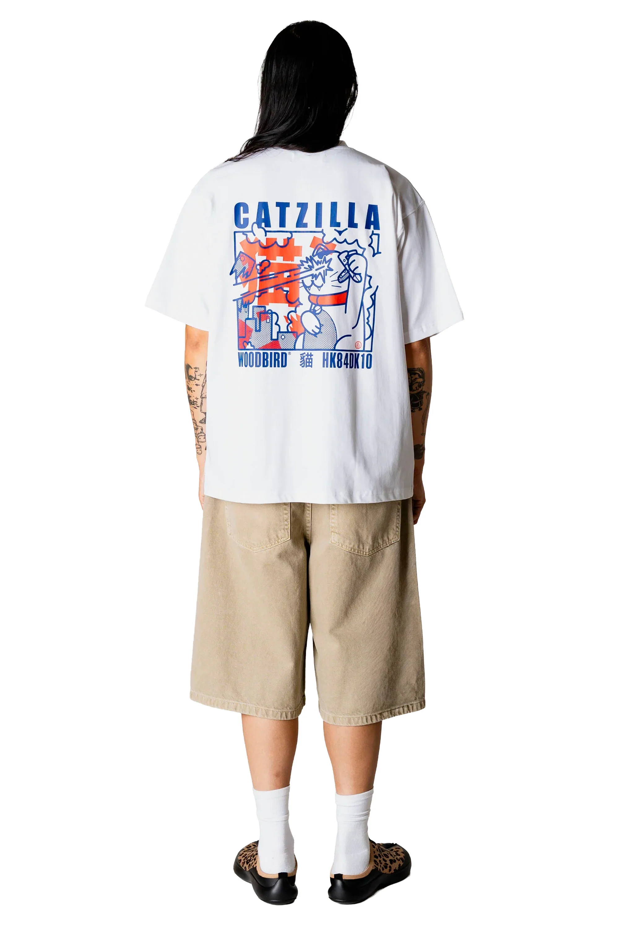 WOODBIRD - WBBAINE ZILLA TEE - WHITE - Image 2