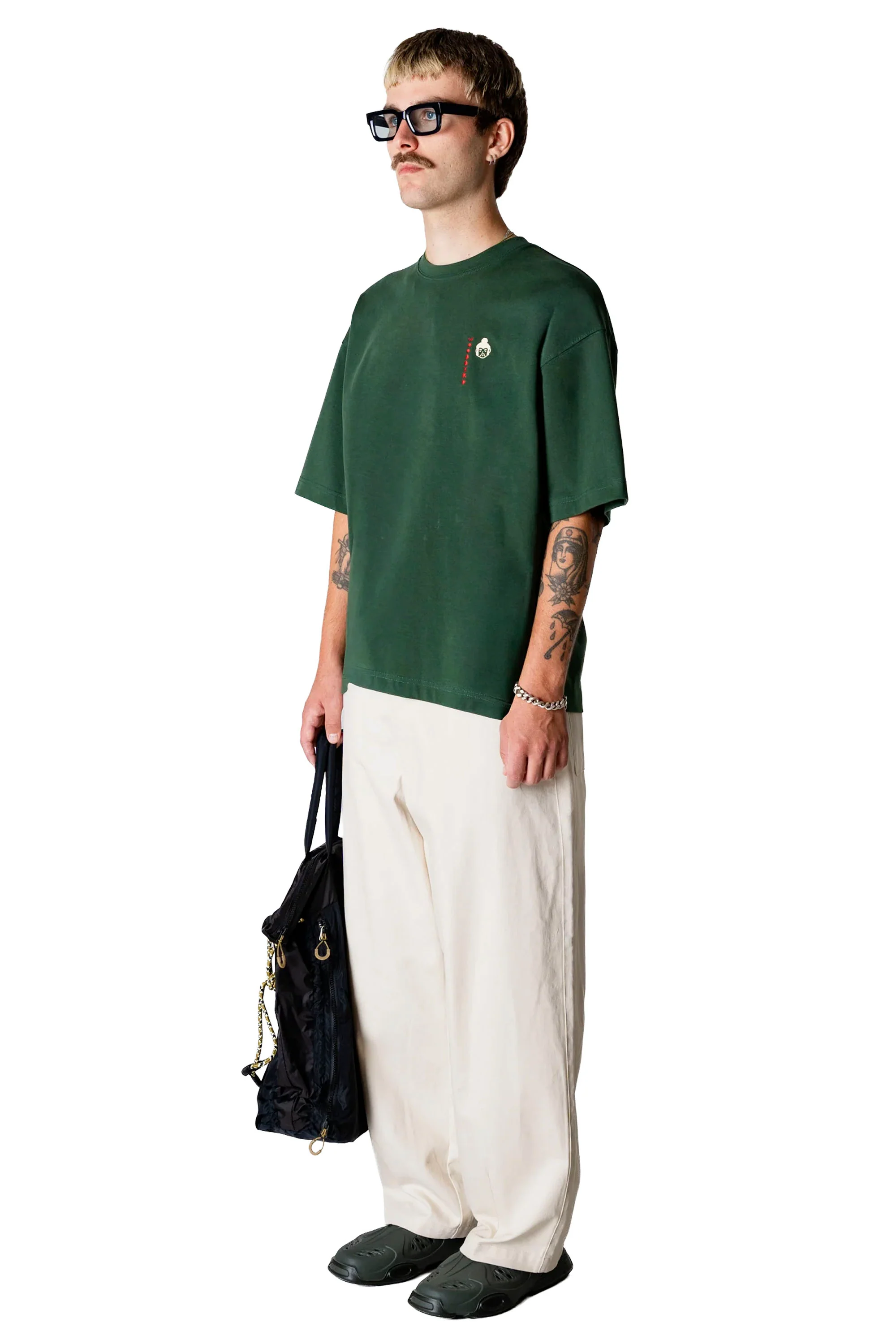 WOODBIRD - WBBEAM SUMA TEE - PINE GREEN - Image 5